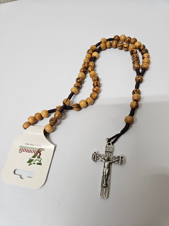 La Salette Olive Wooden Rosary