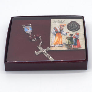 La Salette Rosary/Prayer Card Set
