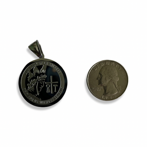 Stainless Steel La Salette Medal